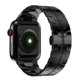 Stainless Steel Iron Man Band (For Apple Watch) Black