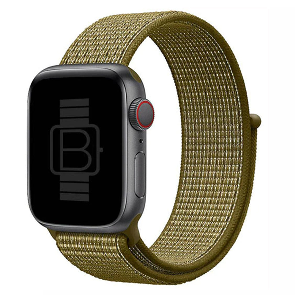Nylon Woven Sport Loop Band (High Quality) Olive – Bakers Bands