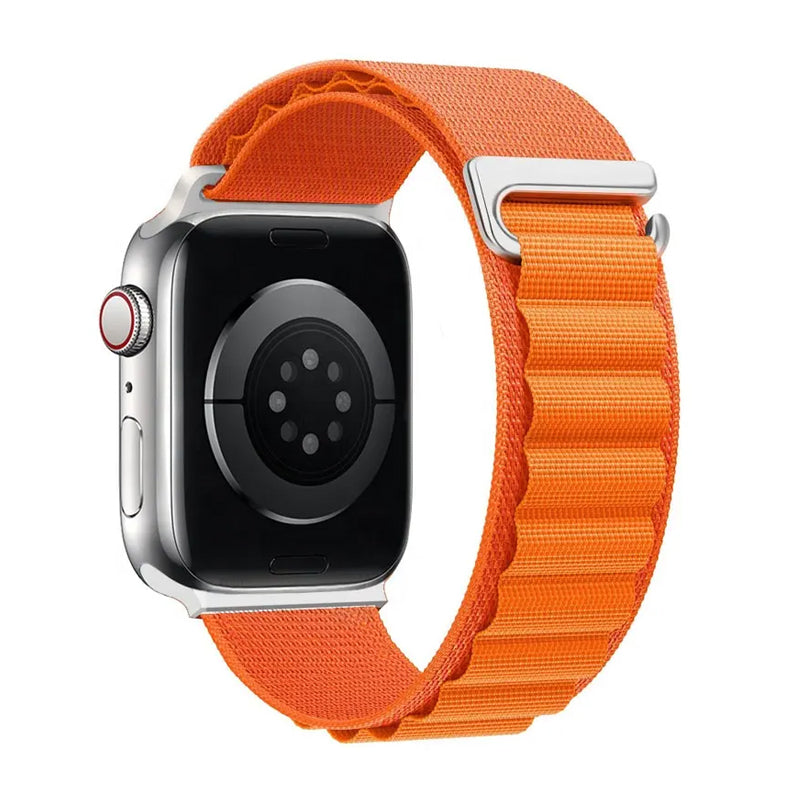 Orange apple watch on sale band