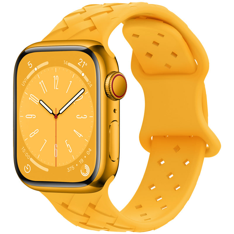 Yellow band watch hot sale