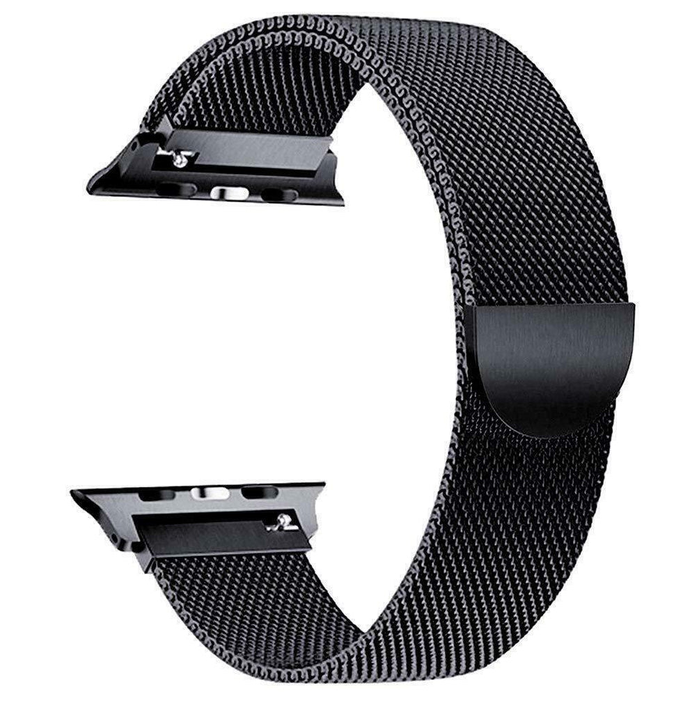 Magnetic Milanese Loop Band (For Apple Watch) Black – Bakers Bands