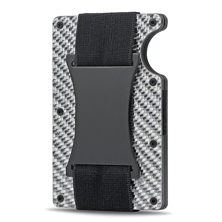 RFID Blocking Carbon Fibre Slim Metal Wallet – Bakers Bands Limited