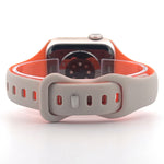 Slim Silicone Sport Band (For Apple Watch) Starlight & Orange