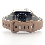 Slim Silicone Sport Band (For Apple Watch) Milk Tea & Rock White