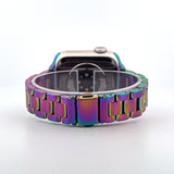 Slim Stainless Steel Band (For Apple Watch) Rainbow Oil Slick