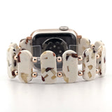 Resin Stretch Bracelet (For Apple Watch) Nougat