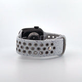 Silicone Nike Style Sport Band (For Apple Watch) Veiled Grey