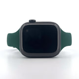 Slim Silicone Sport Band (For Apple Watch) Pine Green
