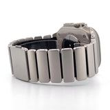 Hybrid Magnetic Titanium & Silicone Fusion Band (For Apple Watch) - Titanium & Black