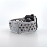 Silicone Nike Style Sport Band (For Apple Watch) Veiled Grey