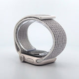 Nylon Woven Sport Loop Band (High Quality) White