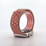 Silicone Nike Style Sport Band (For Apple Watch) Alpenglow Pink