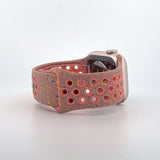 Silicone Nike Style Sport Band (For Apple Watch) Alpenglow Pink