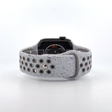 Silicone Nike Style Sport Band (For Apple Watch) Veiled Grey