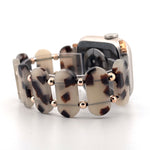 Resin Stretch Bracelet (For Apple Watch) Chocolate
