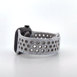 Silicone Nike Style Sport Band (For Apple Watch) Veiled Grey