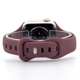 Slim Silicone Sport Band (For Apple Watch) Smokey Purple