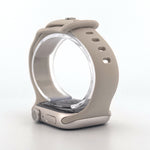 Slim Silicone Sport Band (For Apple Watch) Antique White