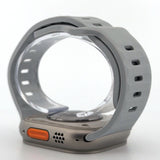 Explorer Style Silicone Band (High Quality For Apple Watch) Light Grey