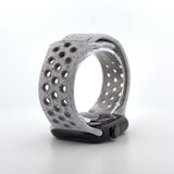 Silicone Nike Style Sport Band (For Apple Watch) Veiled Grey