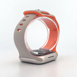 Slim Silicone Sport Band (For Apple Watch) Starlight & Orange
