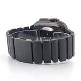 Hybrid Magnetic Titanium & Silicone Fusion Band (For Apple Watch) - Black Titanium & Black