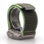Trail Loop Nylon Band (For Apple Watch) Moss Green