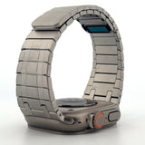Magnetic Linked Bracelet Stainless Steel Band (For Apple Watch) Titanium