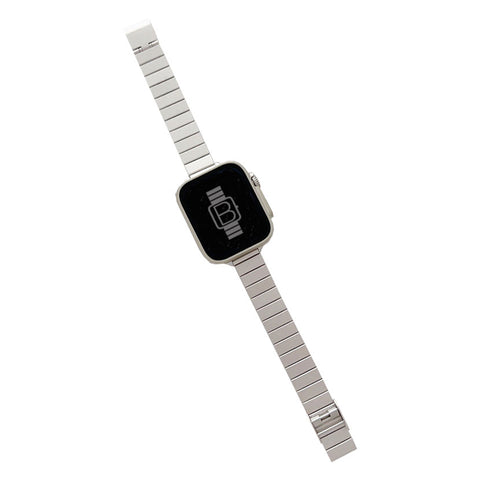 Link Bracelet Slim Stainless Steel Band (For Apple Watch) Starlight