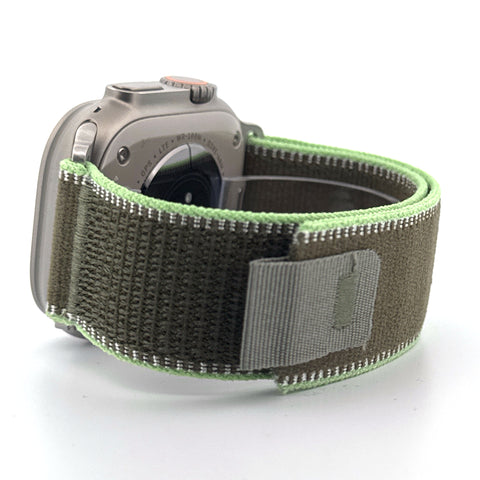 Trail Loop Nylon Band (For Apple Watch) Moss Green
