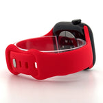 Slim Silicone Sport Band (For Apple Watch) Red
