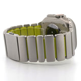 Hybrid Magnetic Titanium & Silicone Fusion Band (For Apple Watch) - Titanium & Green