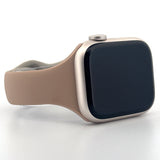 Slim Silicone Sport Band (For Apple Watch) Milk Tea & Rock White