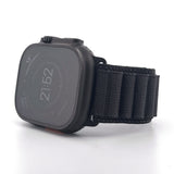 Alpine Loop Band (High Quality For Black Apple Watch Ultra) Dark Black