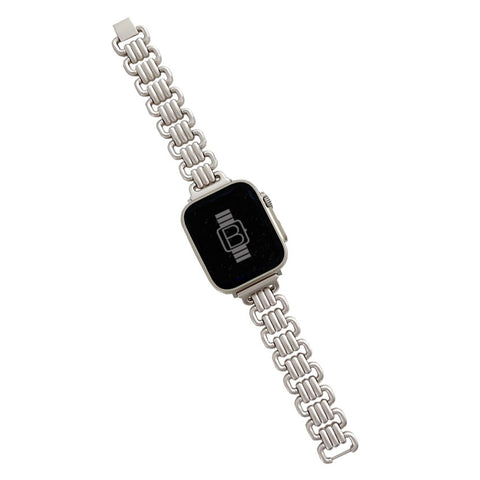 Luxury Chain Slim Stainless Steel Band (For Apple Watch) Starlight