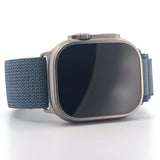 Alpine Loop Band (High Quality For Titanium Apple Watch Ultra) Glacier Blue