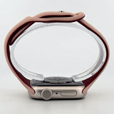 Slim Silicone Sport Band (For Apple Watch) Porsche Pink & Wine Red