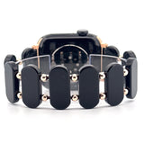 Resin Stretch Bracelet (For Apple Watch) Black