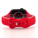 Slim Silicone Sport Band (For Apple Watch) Red