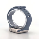 Slim Silicone Sport Band (For Apple Watch) Lavender Grey