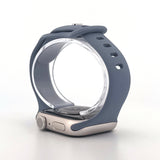 Slim Silicone Sport Band (For Apple Watch) Lavender Grey