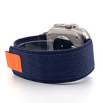 Trail Loop Nylon Band (For Apple Watch) Midnight Blue / Orange