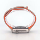 Slim Silicone Sport Band (For Apple Watch) Starlight & Orange