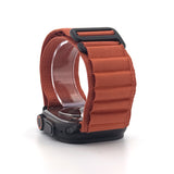 Alpine Loop Band (High Quality For Black Apple Watch Ultra) Terra Cotta