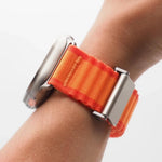 Ocean Style Nylon Band (High Quality For Apple Watch) Orange