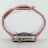 Slim Silicone Sport Band (For Apple Watch) Pink Sand