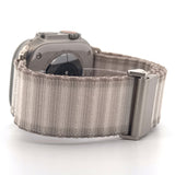 Ocean Style Nylon Band (High Quality For Apple Watch) White/Light Grey