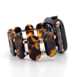 Resin Stretch Bracelet (For Apple Watch) Brown