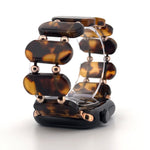 Resin Stretch Bracelet (For Apple Watch) Brown