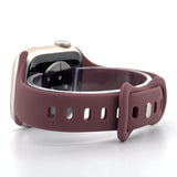 Slim Silicone Sport Band (For Apple Watch) Smokey Purple